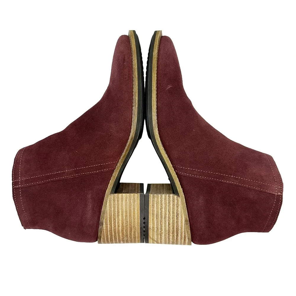 ECCO Sartorelle Hydromax Water Resistant Ankle Boots • Women's EU‎ 35 • burgundy